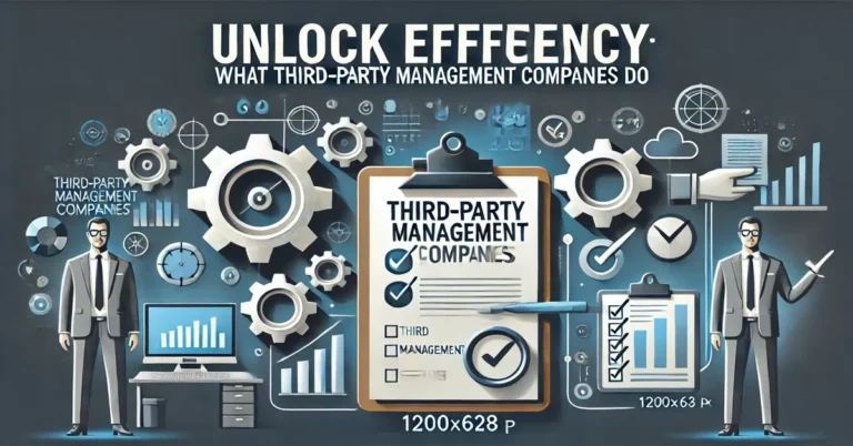 what do 3rd party management companies do